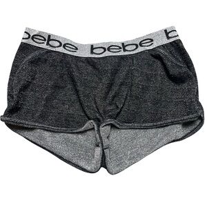 Bebe Shimmer Shorts Bottom Y2K Womans Size L